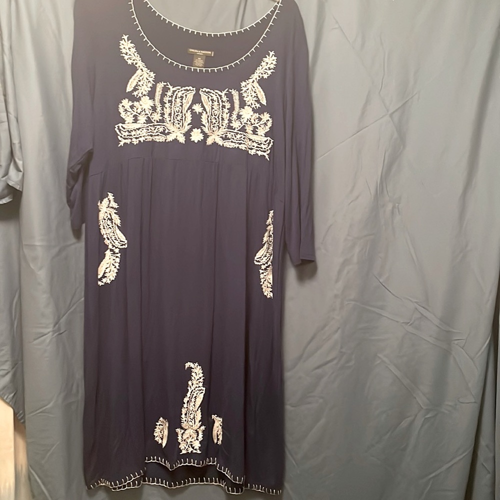 Beautiful Dress with embroidery design
